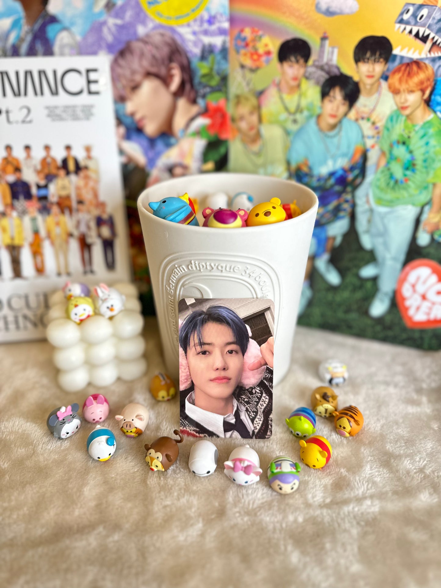 Jaemin NCT Pink Christmas Trading Card