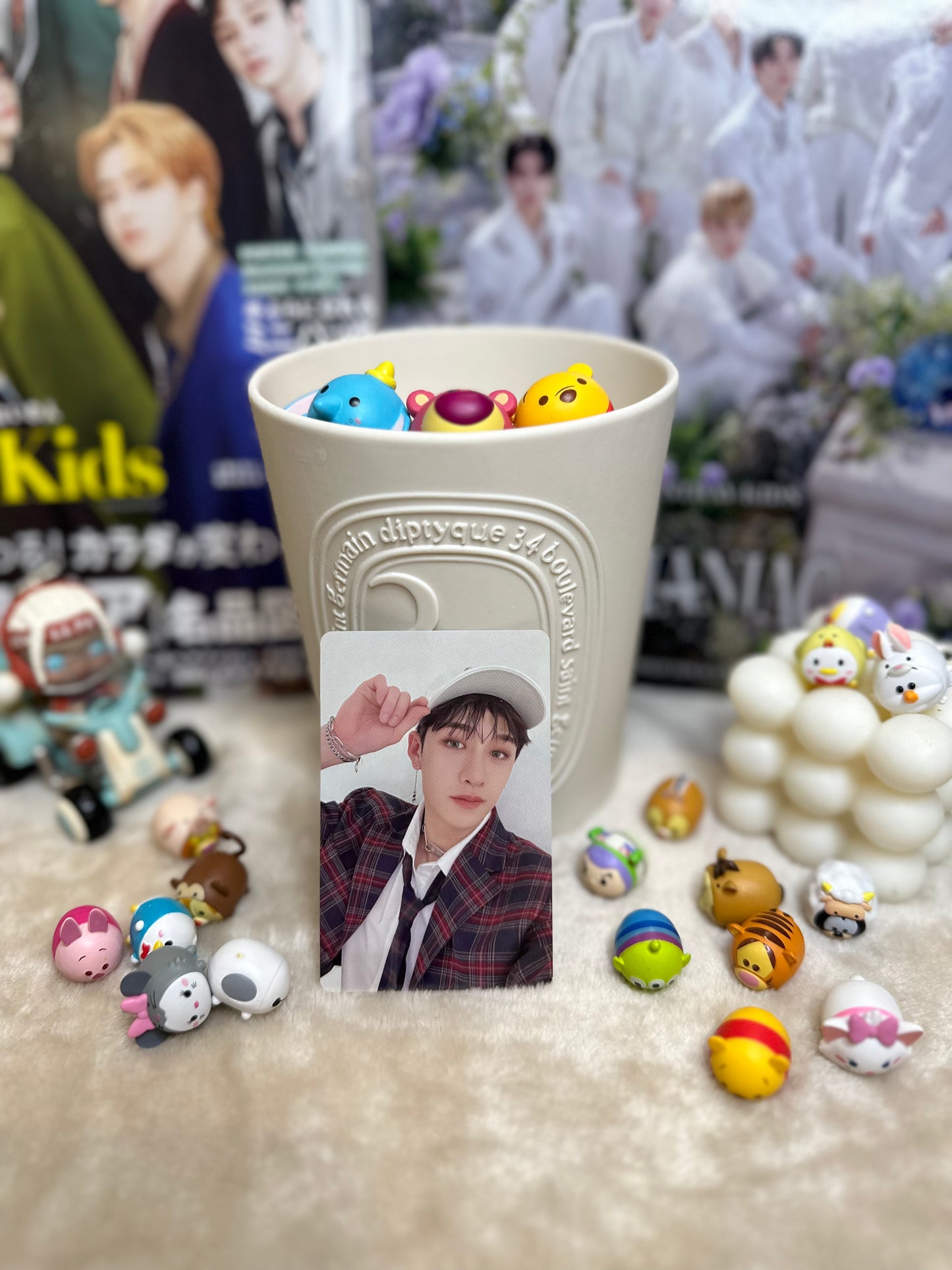 Bangchan Stray Kids Christmas Evel Album Photo Card