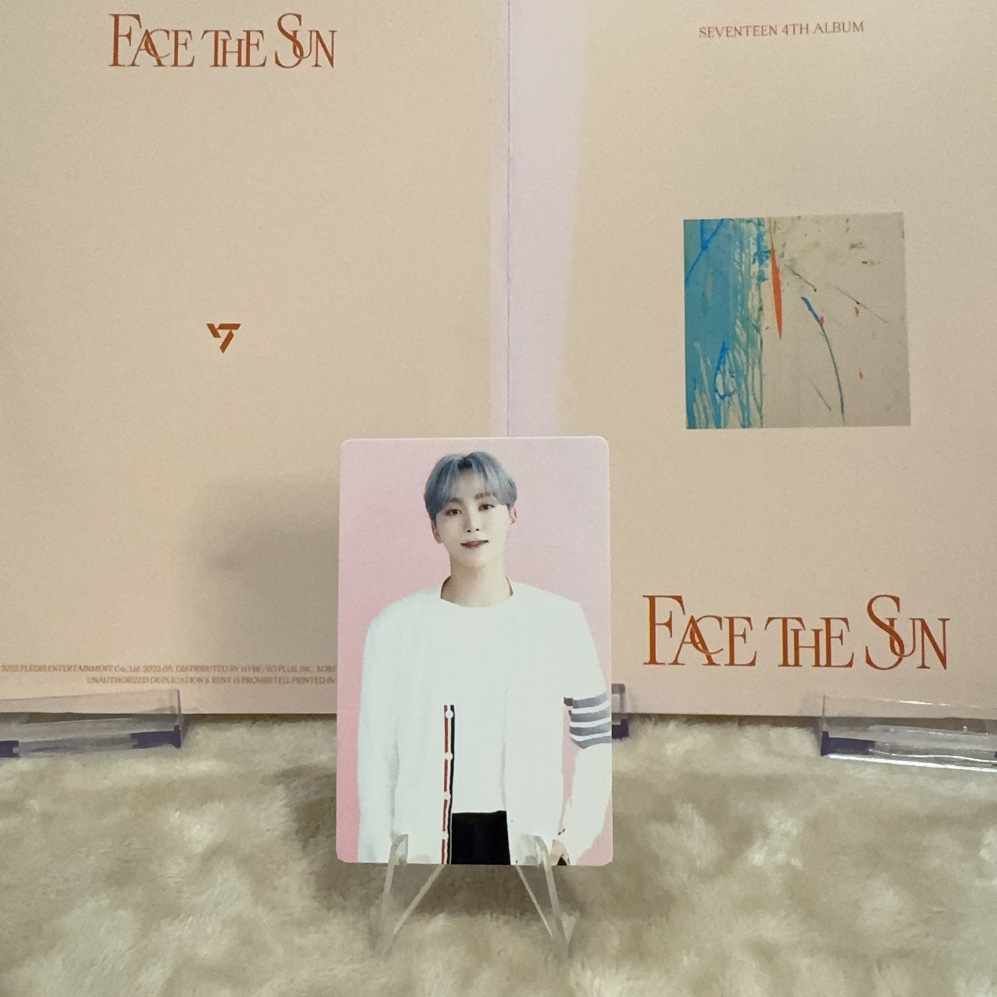 Seungkwan SEVENTEEN Cafe Trading Card
