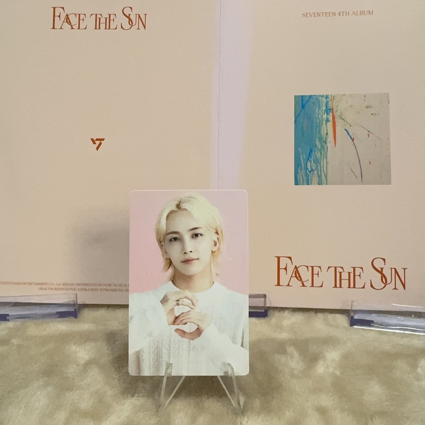 Jeonghan SEVENTEEN Cafe Trading Card