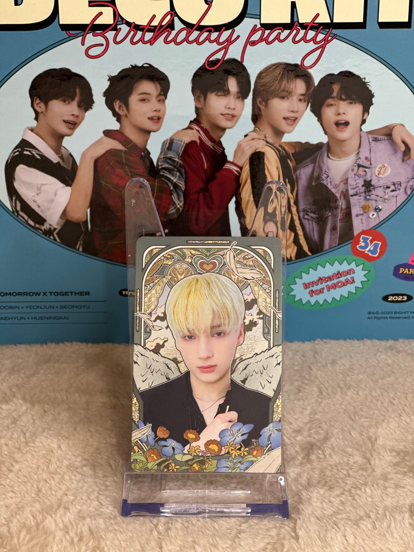 Huening Kai TXT Temptation Weverse Album Photo Card