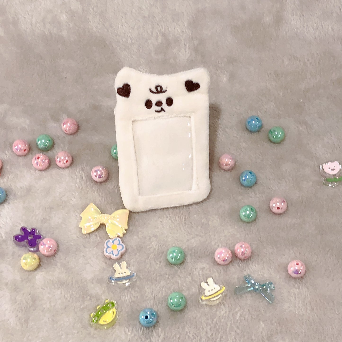 Cute Fluffy Animal Photocard Holder