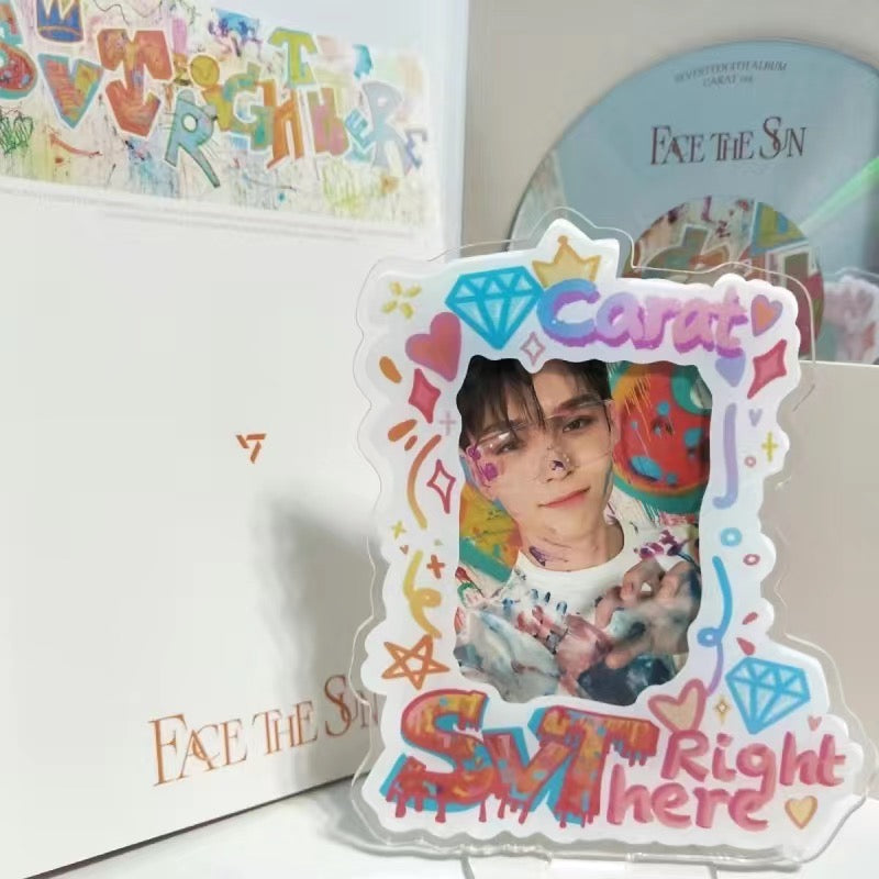 Seventeen Photocard Standee