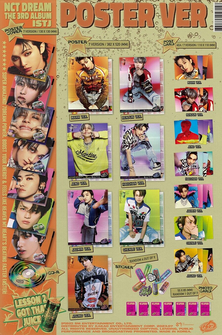NCT Dream ISTJ POSTER VER.