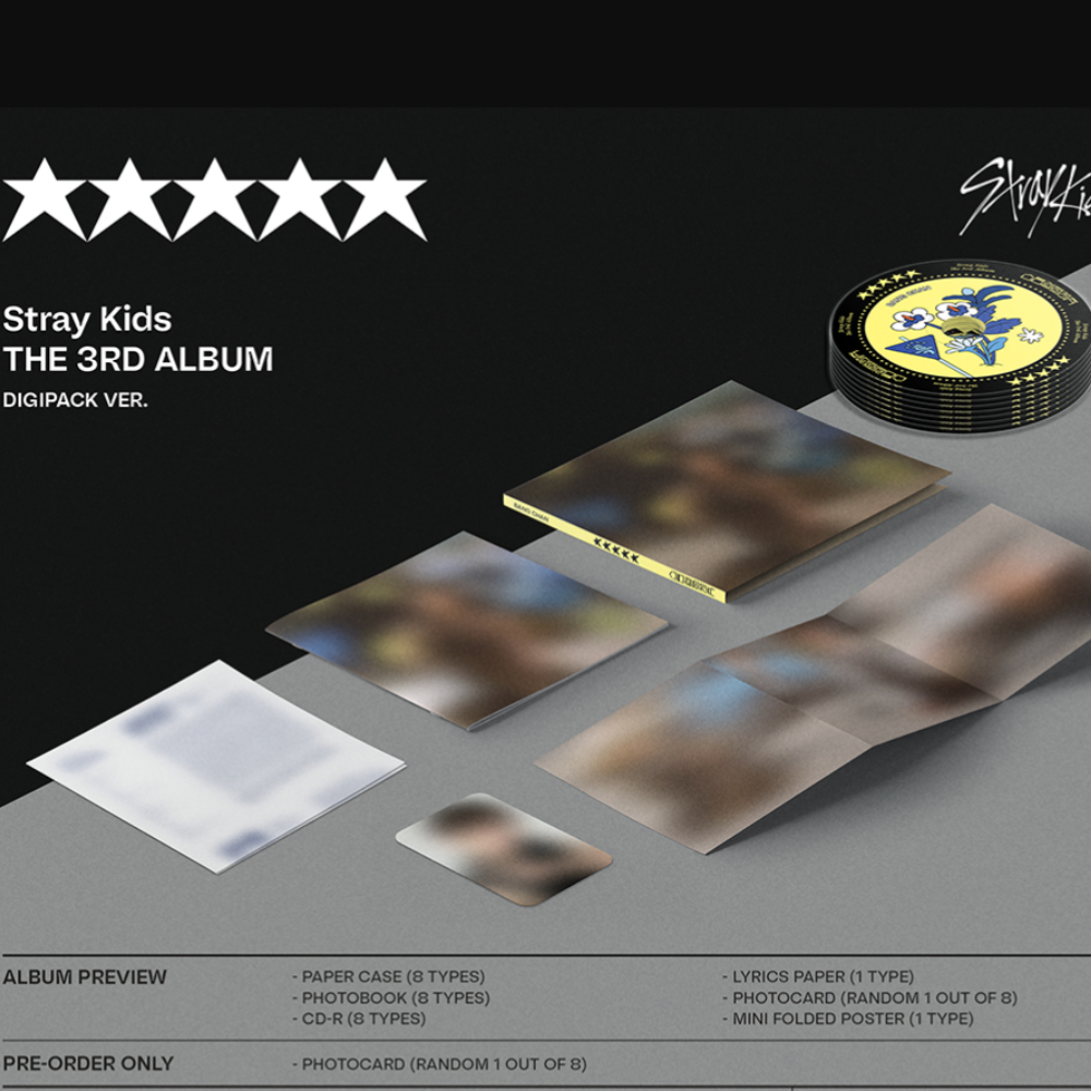 STRAY KIDS ★★★★★ / 5-STAR Digipack