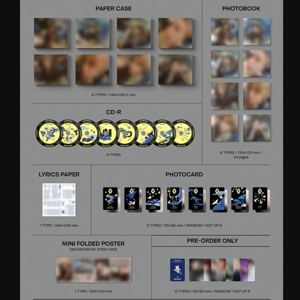 STRAY KIDS ★★★★★ / 5-STAR Digipack (RANDOM)