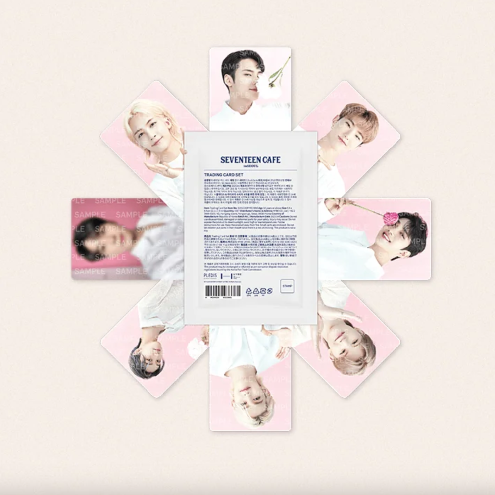 Seventeen Cafe In Seoul: Trading Card Set