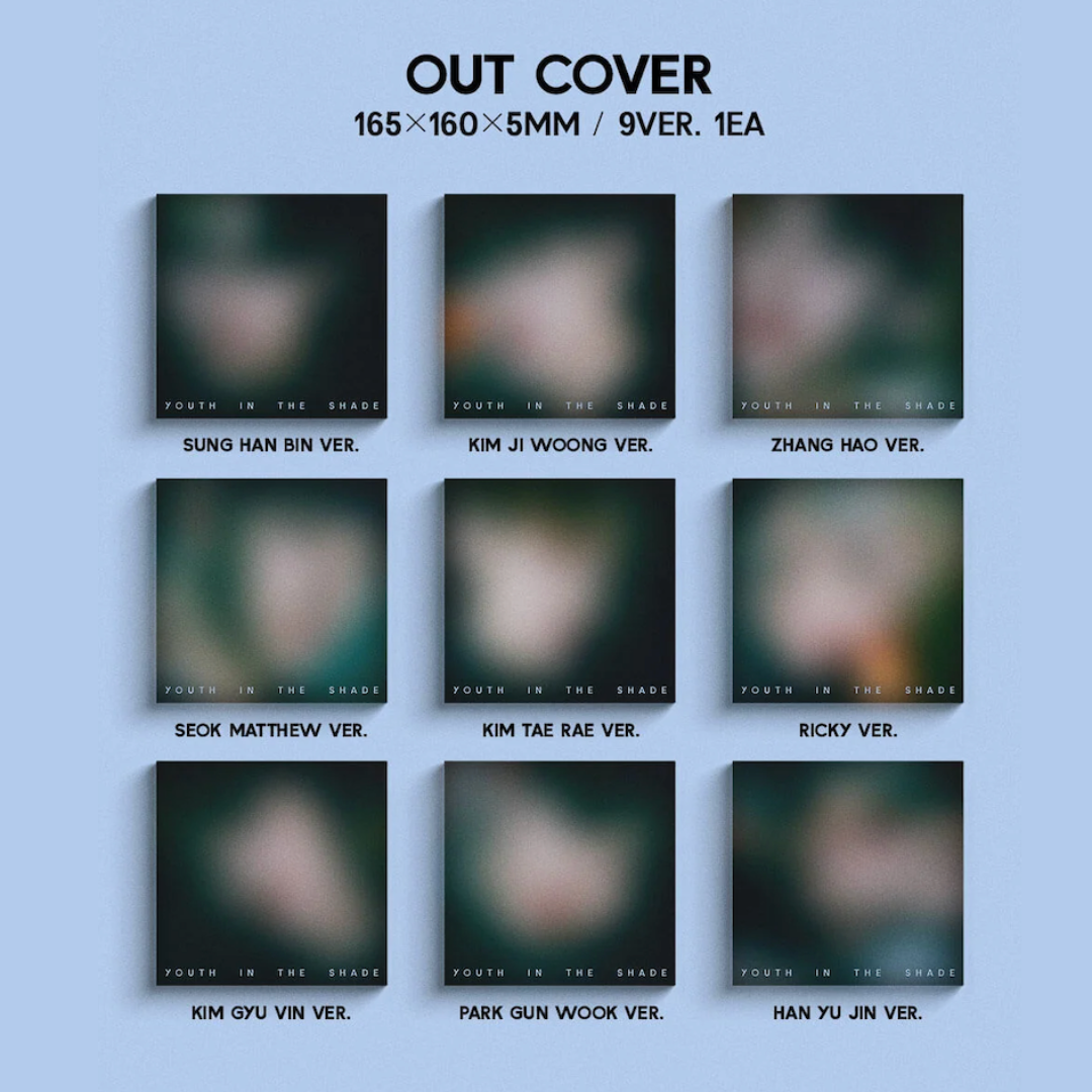 ZEROBASEONE Youth in the Shade DIGIPACK VER. (RANDOM)