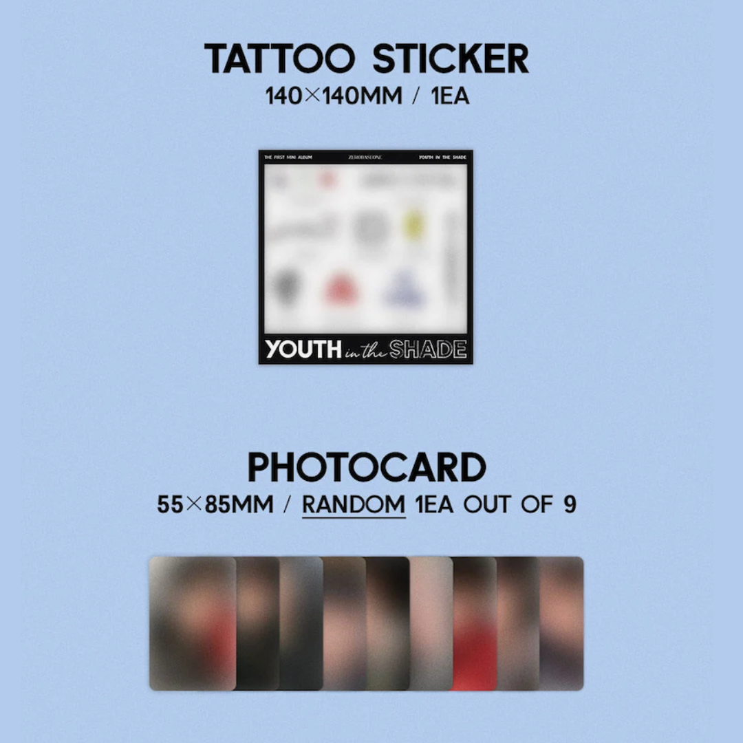ZEROBASEONE Youth in the Shade DIGIPACK VER. (RANDOM)