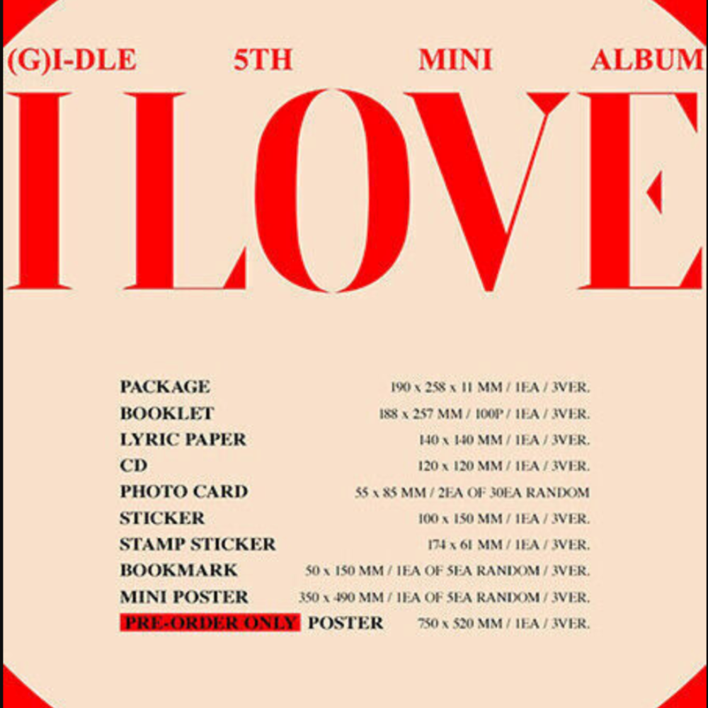 (G) I-DLE I LOVE