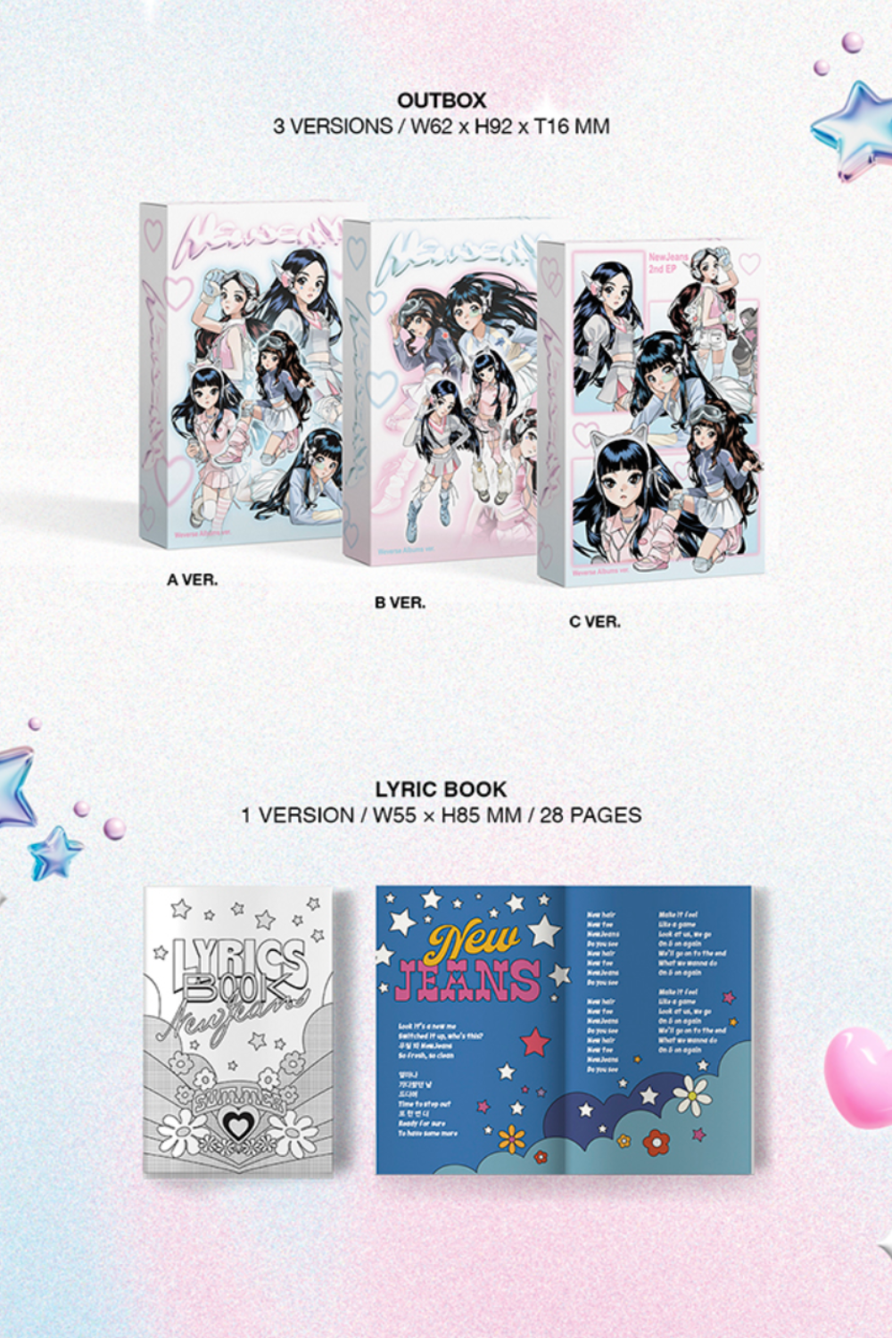 NEWJEANS Get Up Weverse Album Ver. (RANDOM)