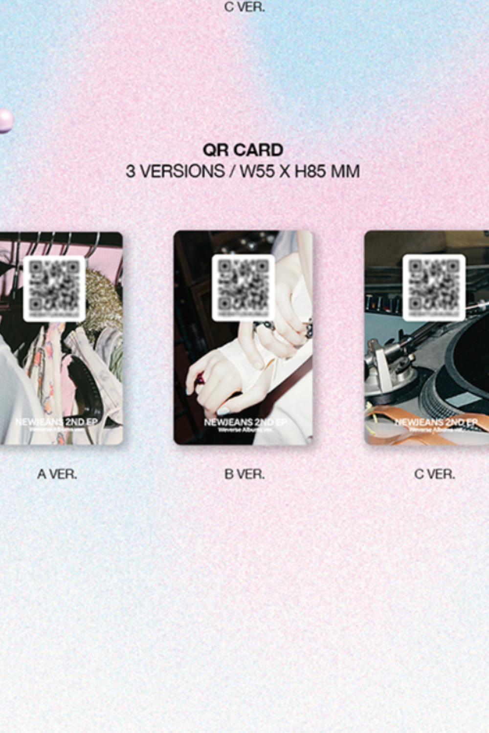 NEWJEANS Get Up Weverse Album Ver. (RANDOM)