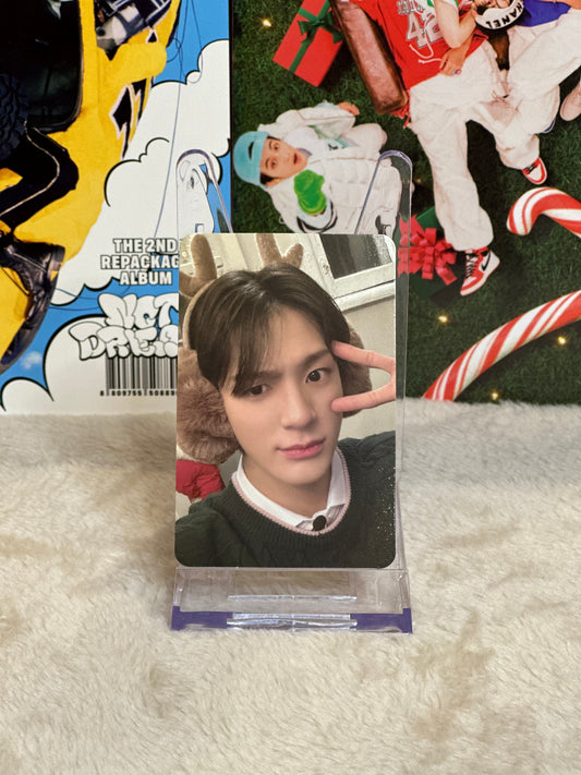 Jeno NCT Pink Christmas Trading Card