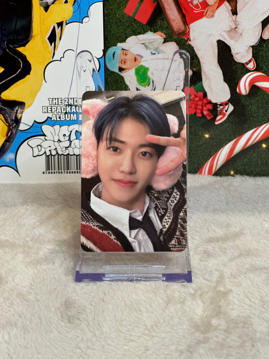 Jaemin NCT Pink Christmas Trading Card