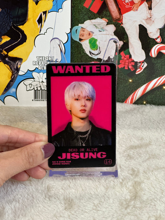 Jisung NCT Glitch Mode Album Photo Card