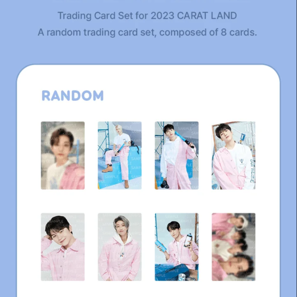 Seventeen 2023 Seventeen In Carat Land Trading Card Set